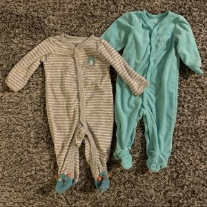 Two 6 months carters pjs